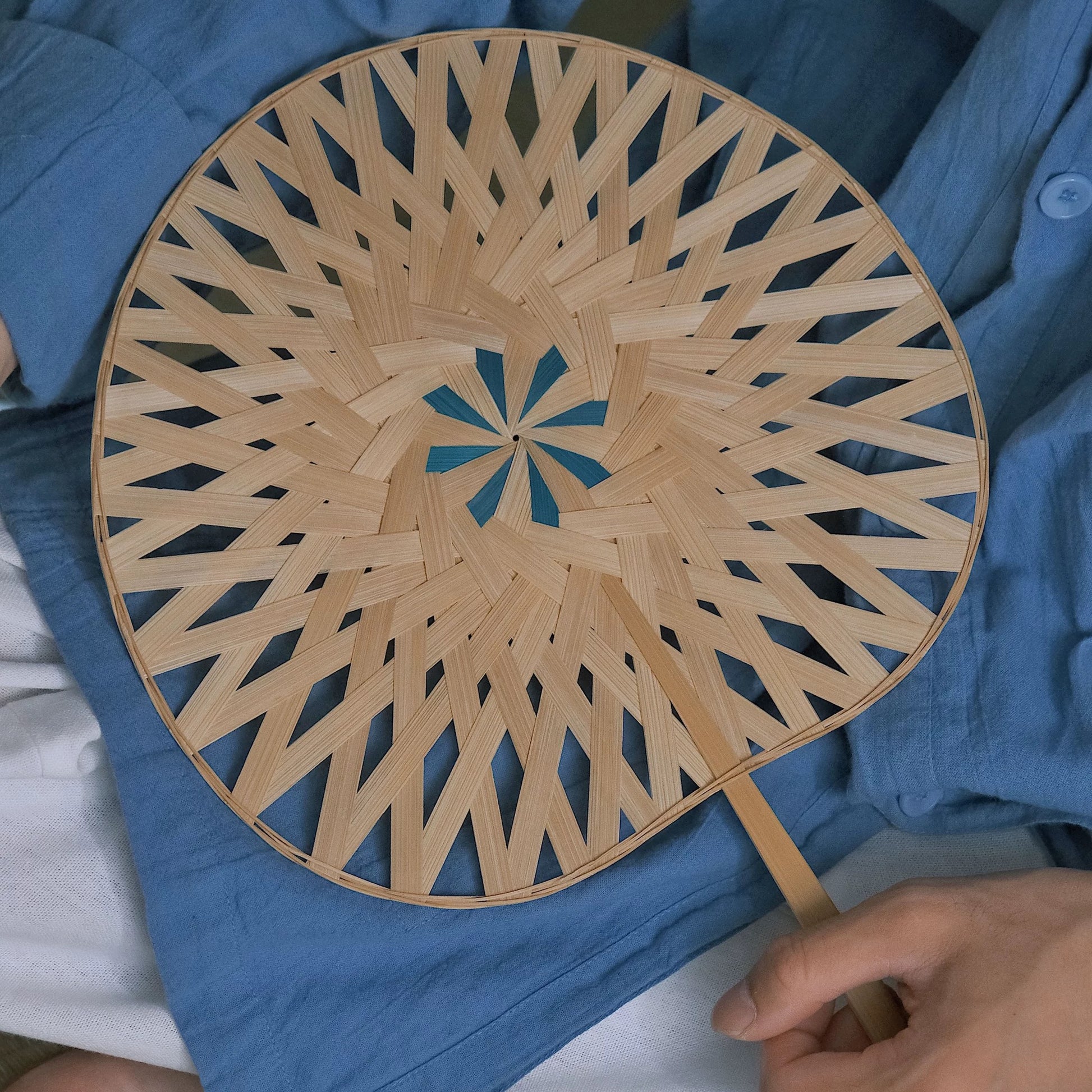 Handcrafted Bamboo Woven Fan