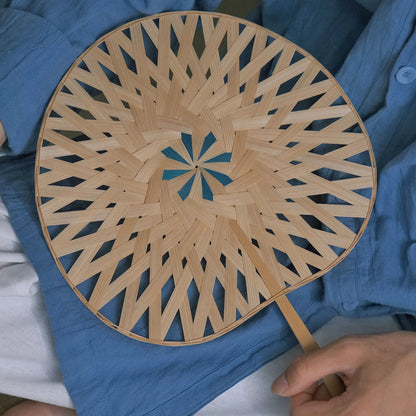 ICH Handmade Bamboo Woven Fan