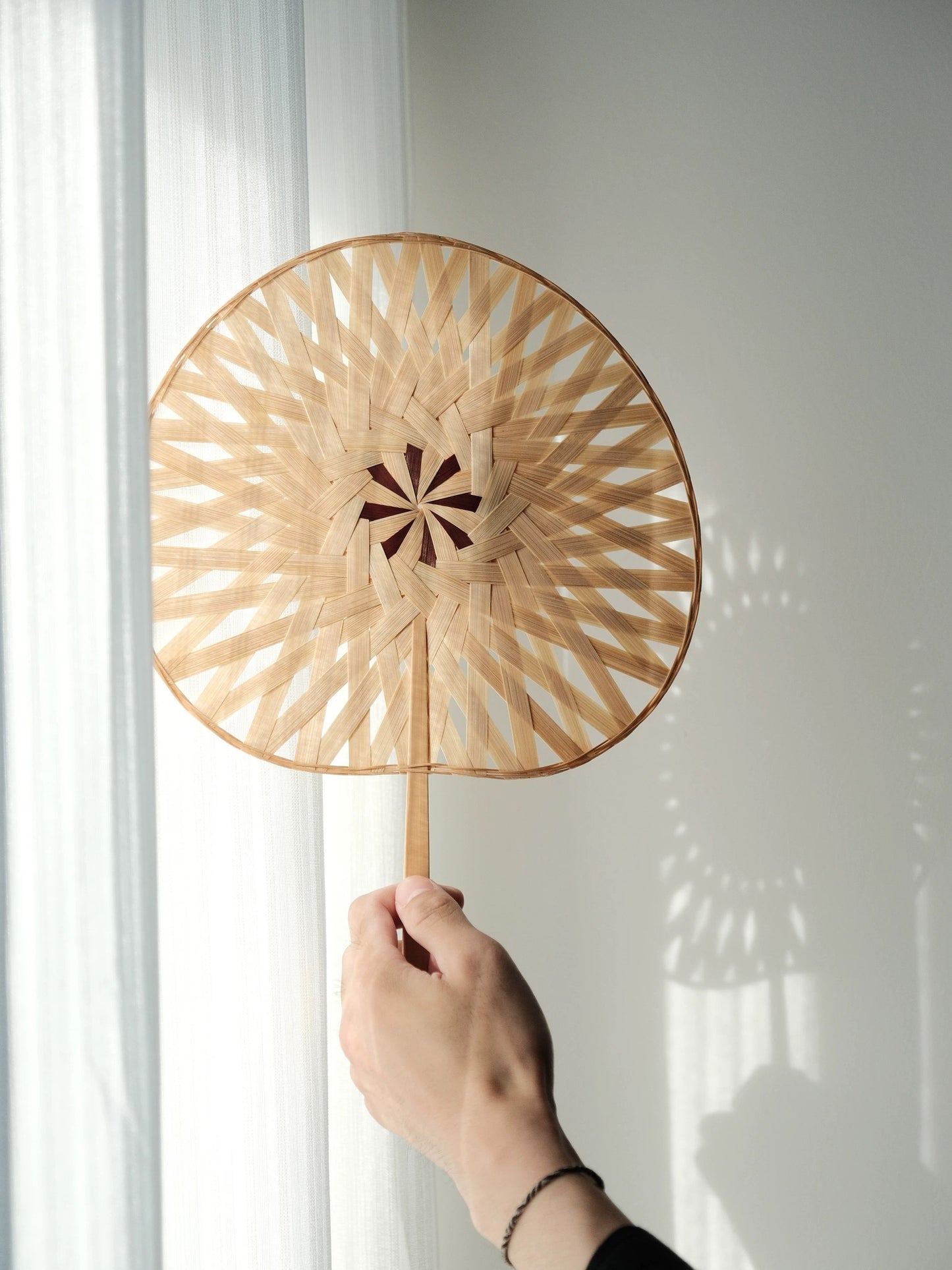 ICH Handmade Bamboo Woven Fan