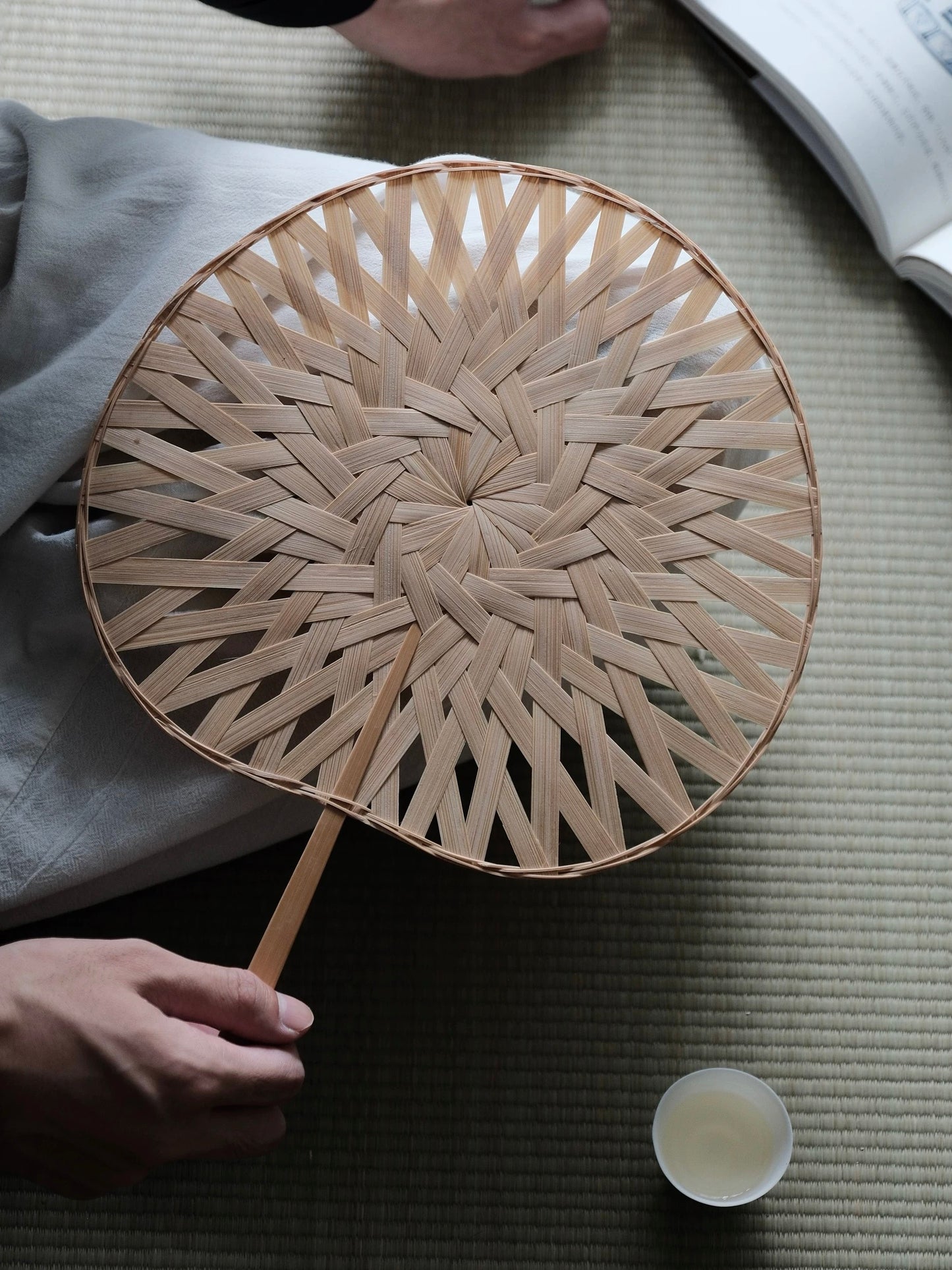 ICH Handmade Bamboo Woven Fan
