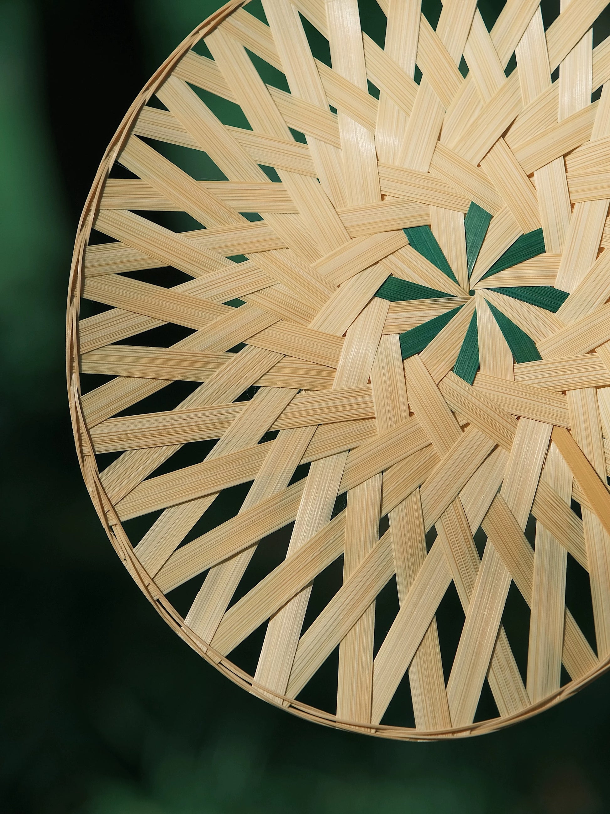 Handcrafted Bamboo Woven Fan