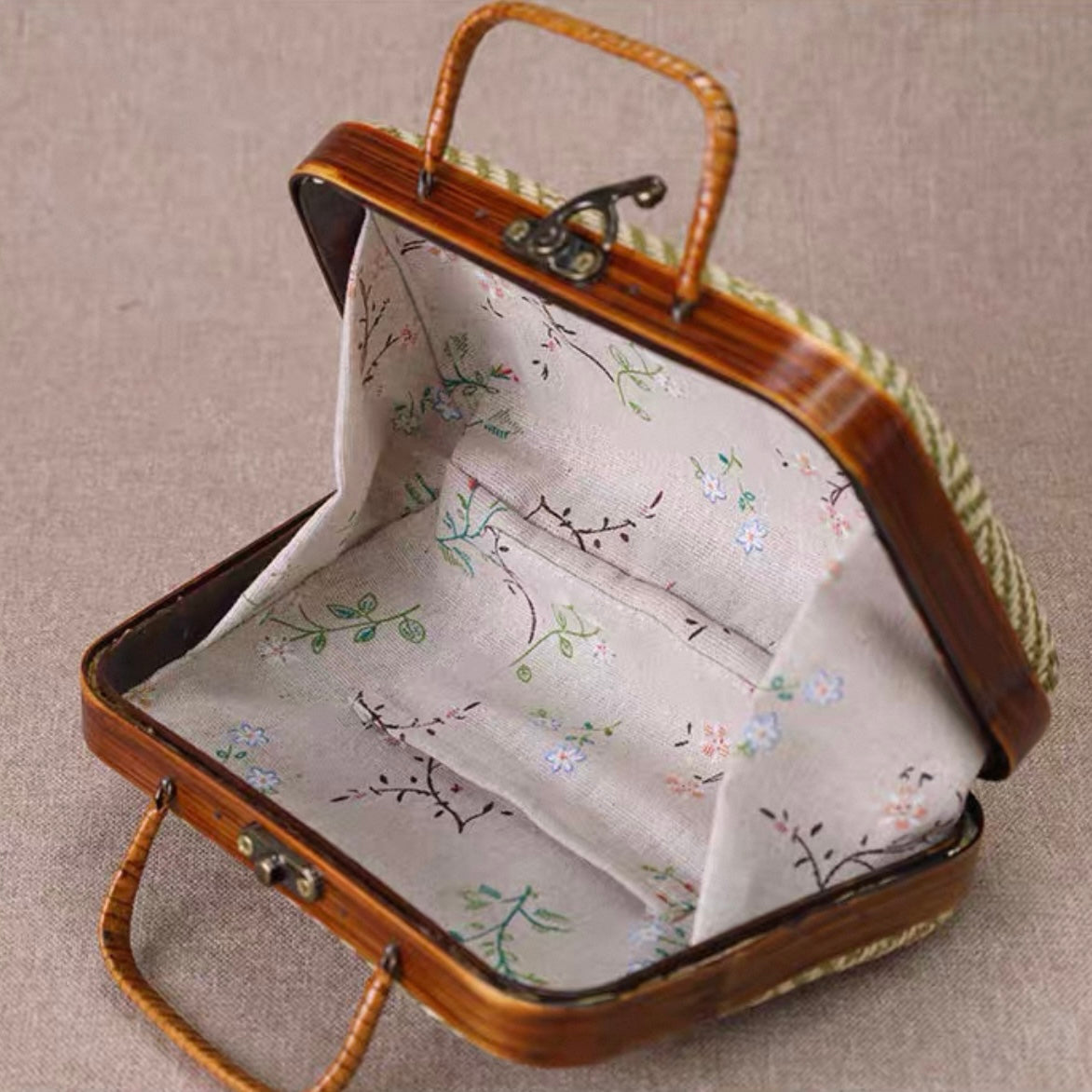 Handmade Rattan Woven Bag