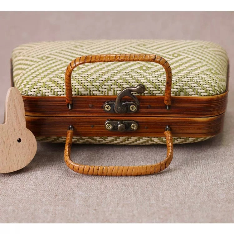 Handmade Bamboo Woven Tote Bag