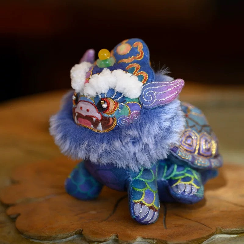 ICH Hand Embroidery Material Kit – Four Sacred Beasts – 3D Figurine Ornament