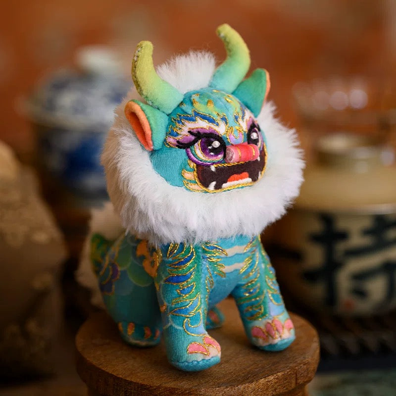 ICH Hand Embroidery Material Kit – Four Sacred Beasts – 3D Figurine Ornament