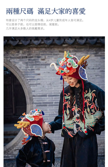 Dragon Head Cap - High-End Hand Embroidery