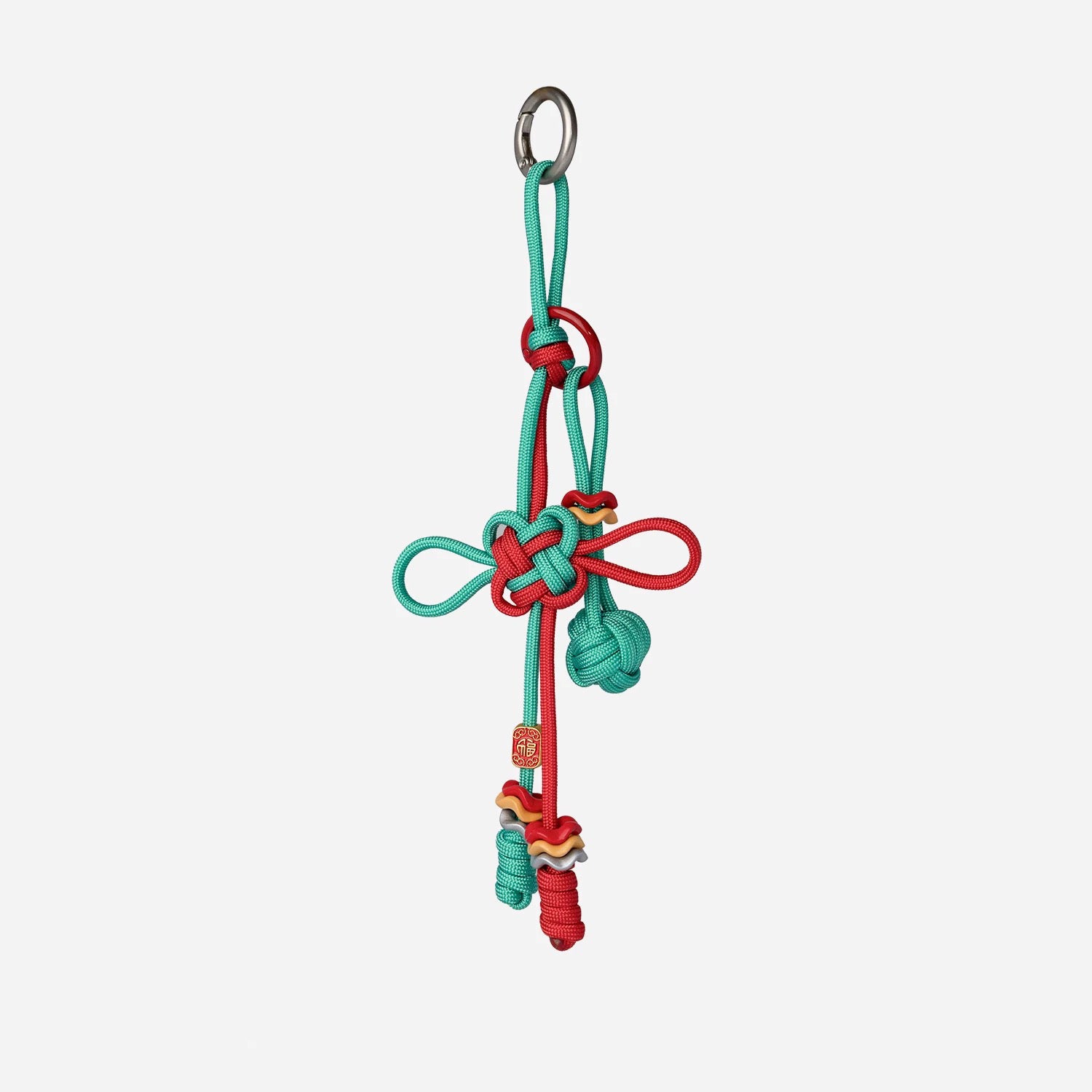 Handcrafted Woven Pendant - Peace Knot Fortune Ball - 4 Colors