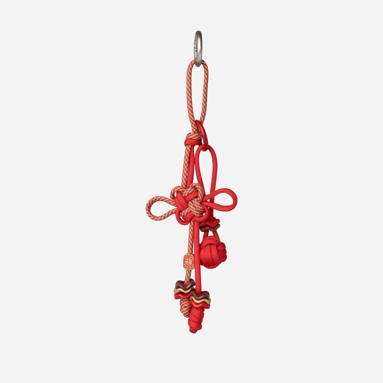 Handcrafted Woven Pendant - Peace Knot Fortune Ball - 4 Colors