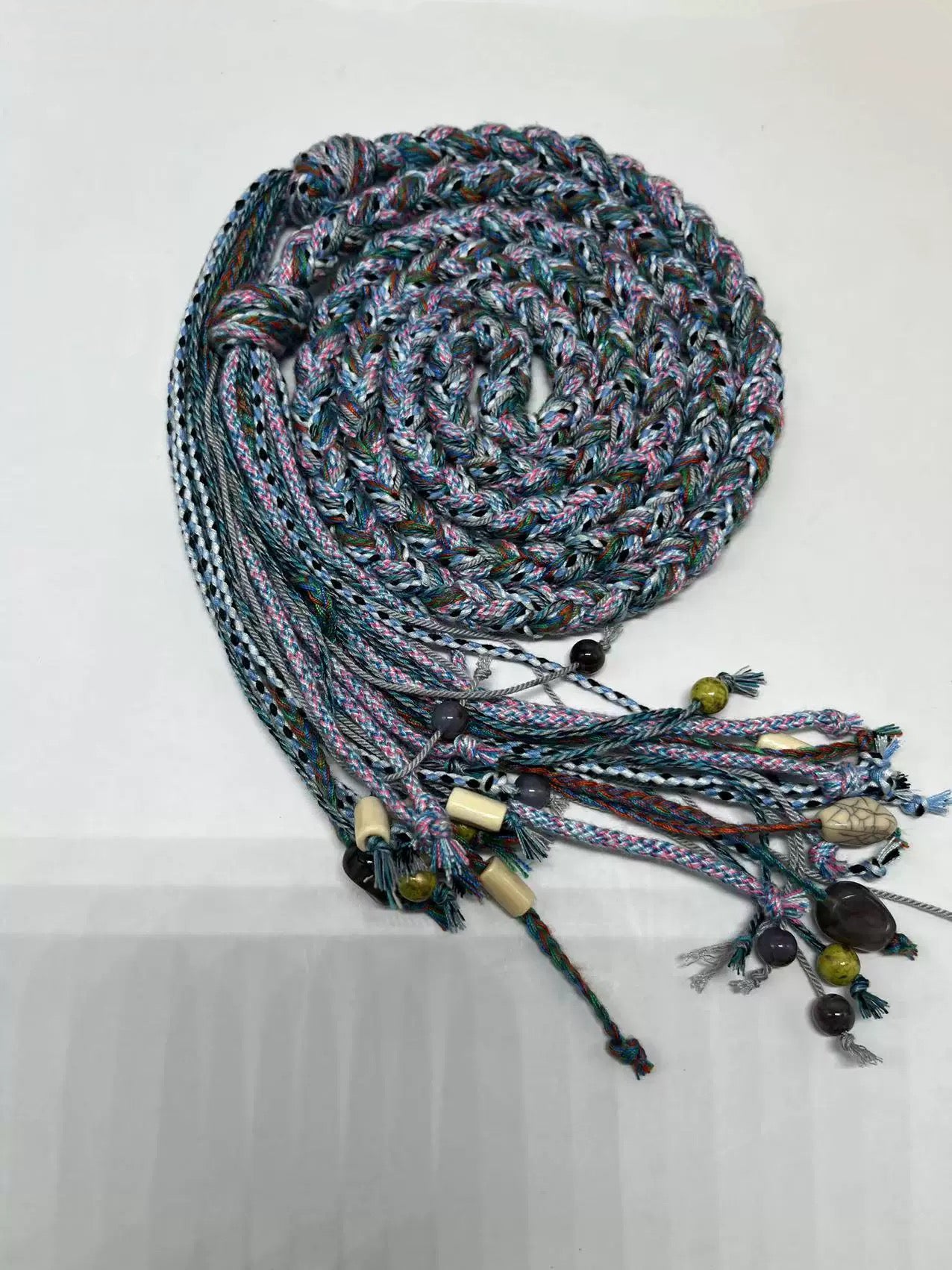 Handcrafted Woven Tassel Belt