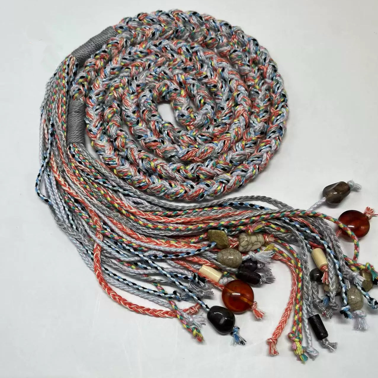 Handcrafted Woven Tassel Belt