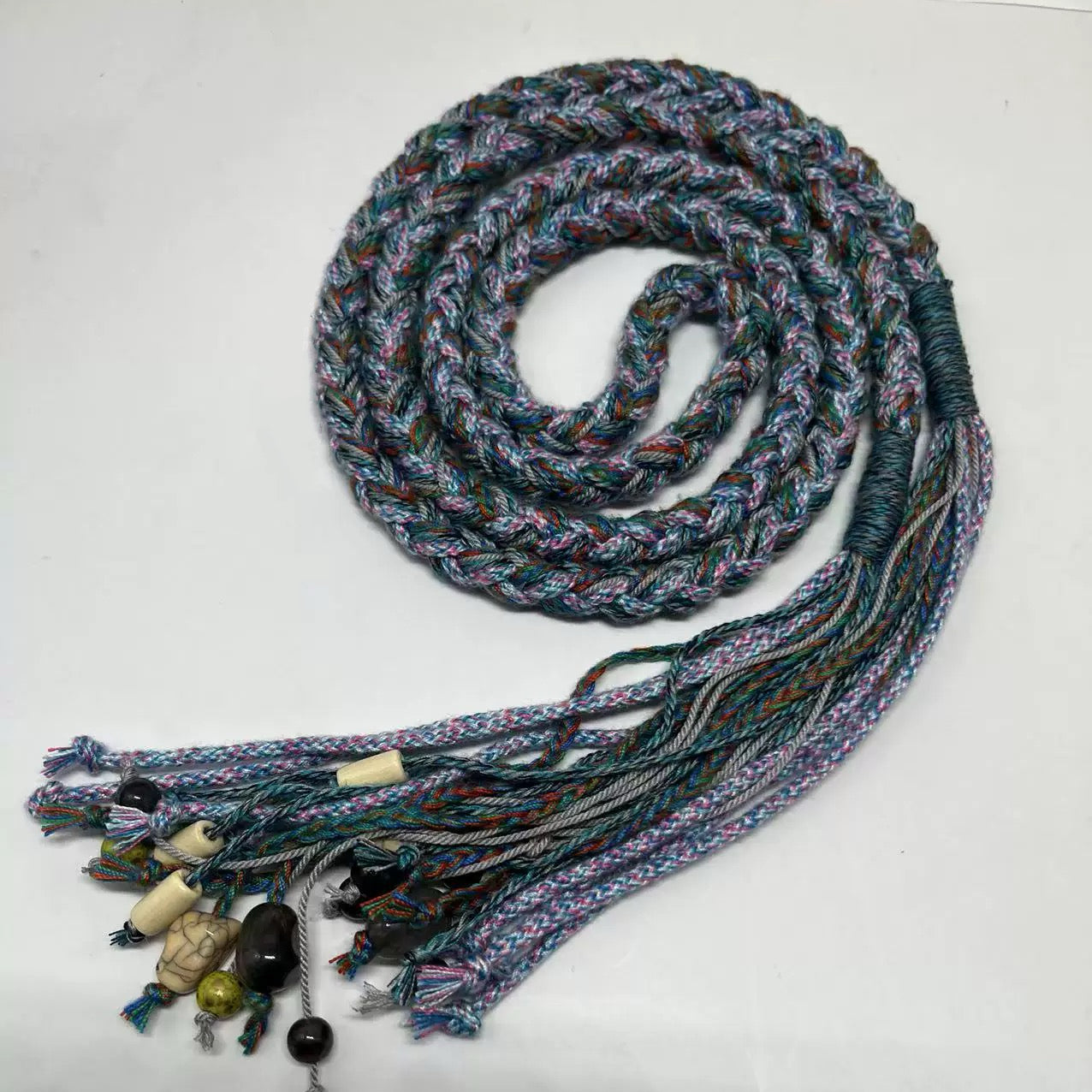 Handcrafted Woven Tassel Belt