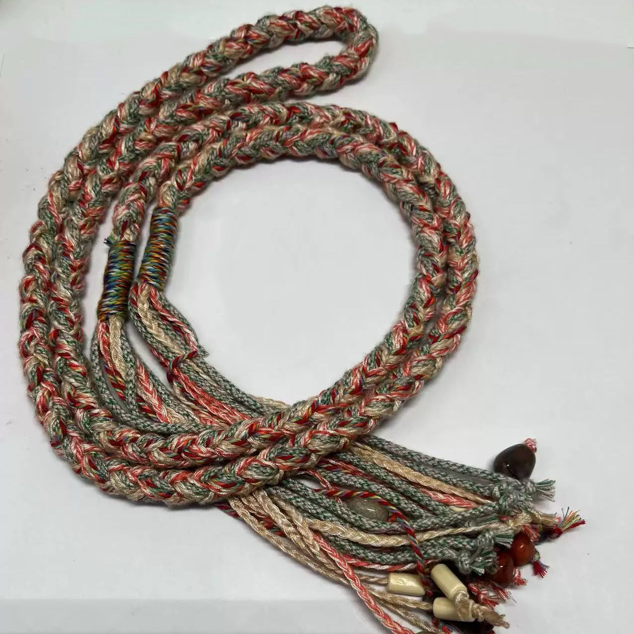 Handcrafted Woven Tassel Belt