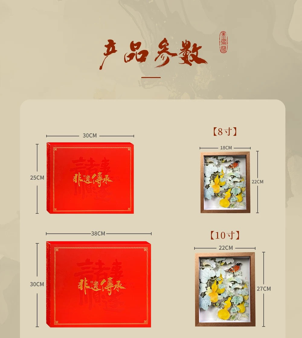 Fortune & Prosperity Magpie: Intangible Cultural Heritage Ornament Gift