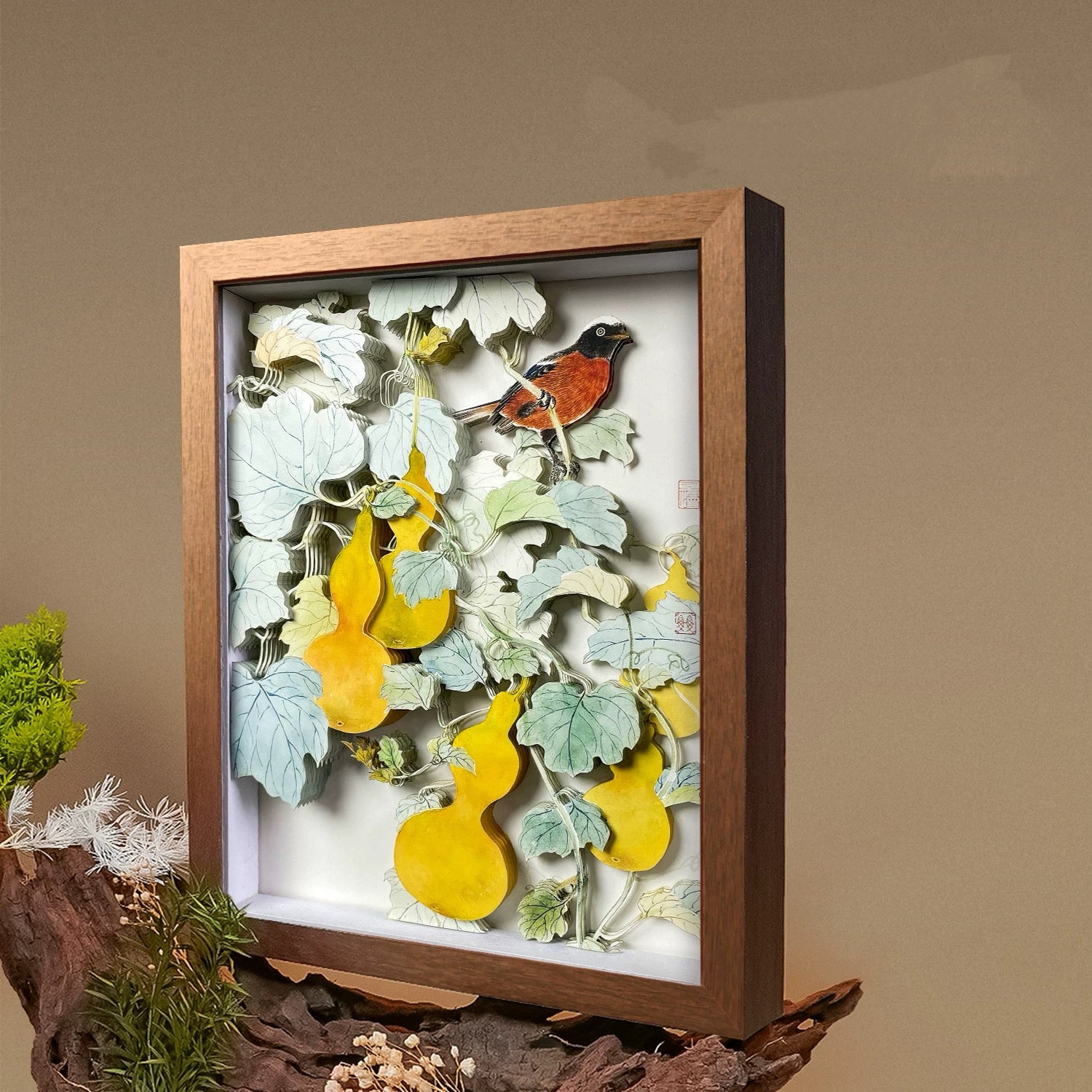Fortune & Prosperity Magpie: Intangible Cultural Heritage Ornament Gift