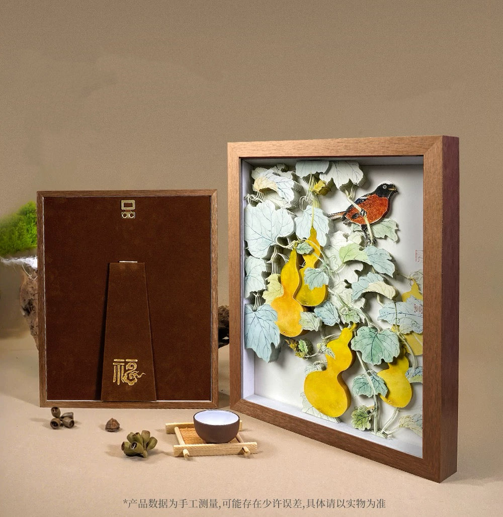 Fortune & Prosperity Magpie: Intangible Cultural Heritage Ornament Gift