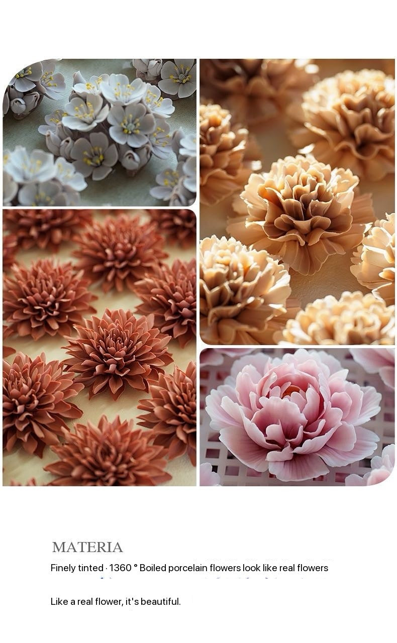 Chinese Intangible Cultural Heritage Handcrafted Ceramic Hand-Molded Flower – Bauhinia Aroma Diffuser