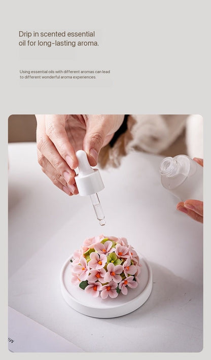 Hydrangea Handmade Ceramic Aroma Diffuser