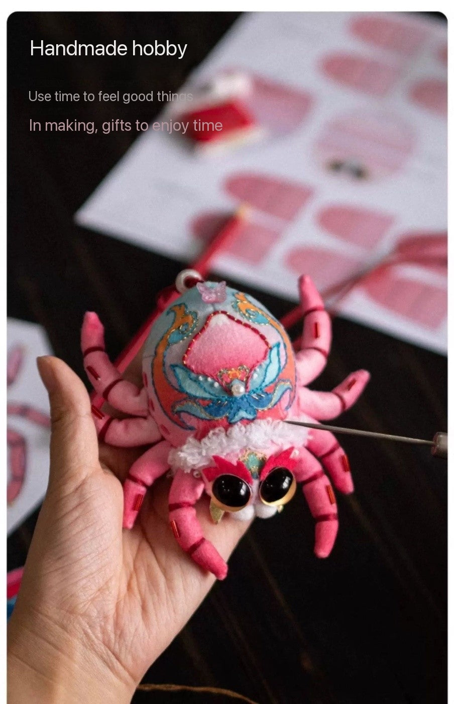 Spider Handmade Embroidery Material Kit