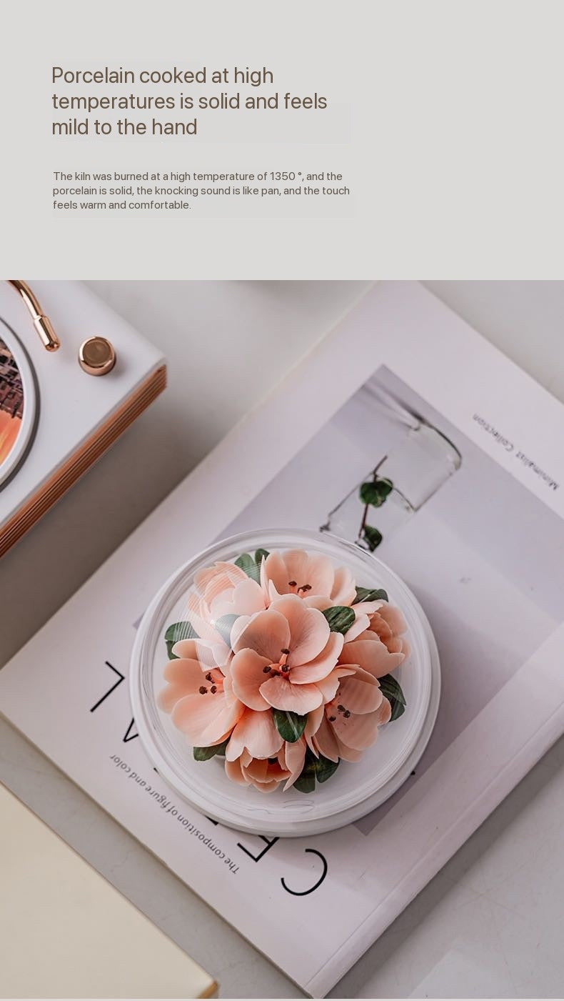 Hand-Molded Ceramic Flower Fragrance Diffuser – Tulip