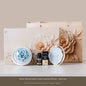 Chinese intangible cultural heritage handmade ceramic peony&rose aromatherapy high-end gift