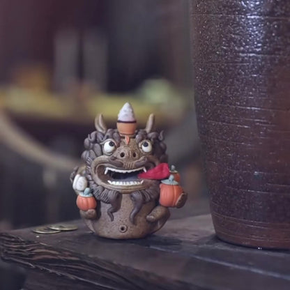 May Everything Go Your Way: Fortune-Attracting Pixiu Incense Burner Ornament