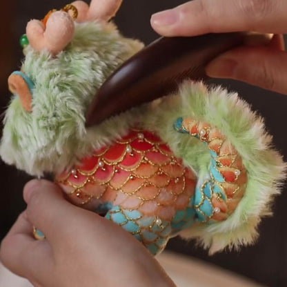 Qilin  hand-embroidered doll